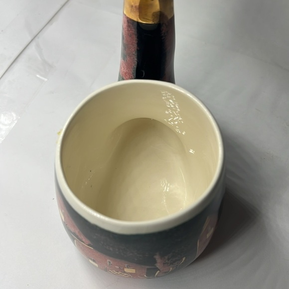 Sascha Brastoff Signed Large Hand Painted Ceramic 2.75” tall Houses Motif - Picture 8 of 8